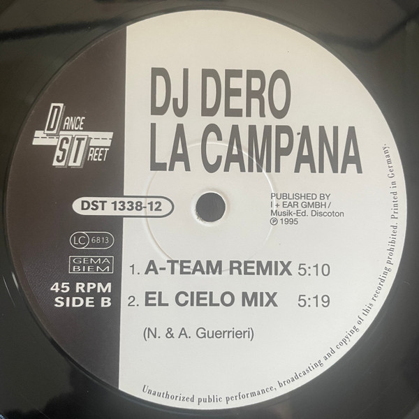 DJ Dero - La Campana | Dance Street (DST 1338-12) - 4 DJ Dero - La Campana | Dance Street (DST 1338-12) - 4