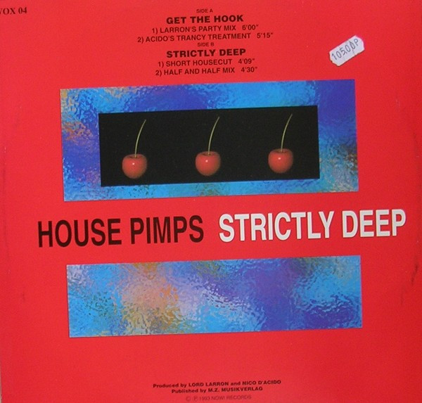 House Pimps - Get The Hook / Strictly Deep | WOX Records (WOX 04) - 3 House Pimps - Get The Hook / Strictly Deep | WOX Records (WOX 04) - 3