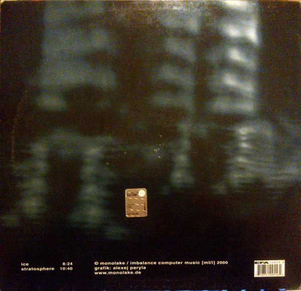 Monolake - Ice. Stratosphere | Monolake / Imbalance Computer Music (ML 005) - 2