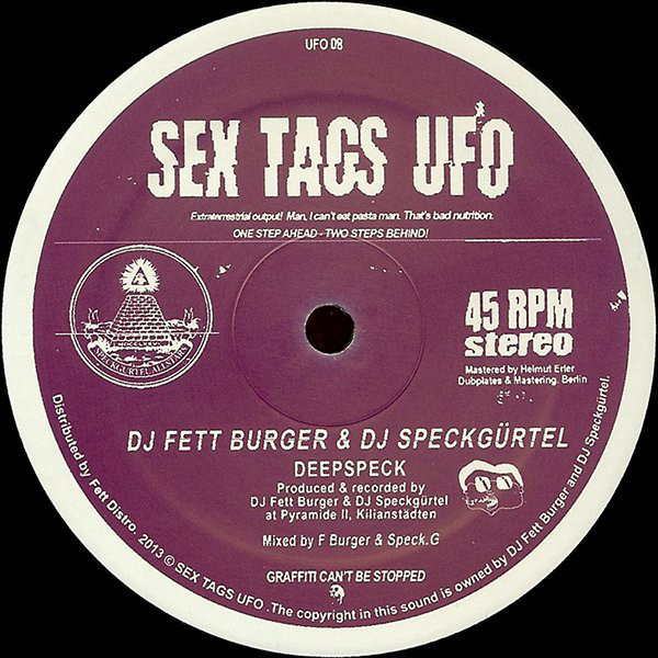 DJ Fett Burger  &  DJ Speckgürtel - Speckbass | Sex Tags UFO (UFO 08) - 2