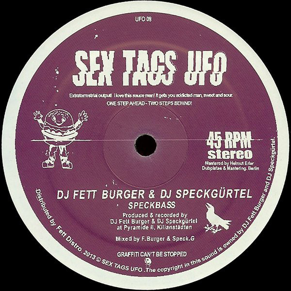 DJ Fett Burger  &  DJ Speckgürtel - Speckbass | Sex Tags UFO (UFO 08) - main