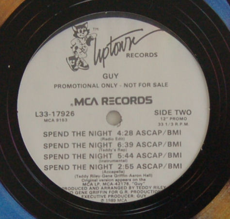 Guy - Spend The Night | Uptown Records (L33-17926)