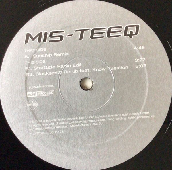 Mis-Teeq - One Night Stand | Telstar (0134770 TST) - 4