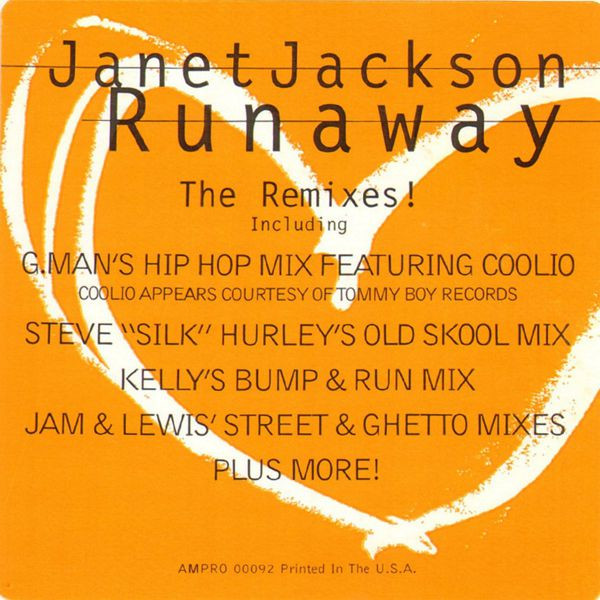 Janet Jackson - Runaway | A&M Records (AMPRO 00092) - 2