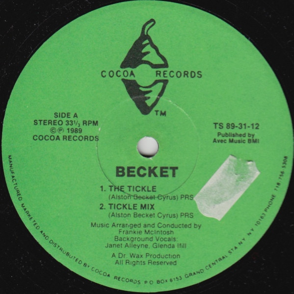 Becket - The Tickle / Screws | Cocoa Records (TS 89-31-12)