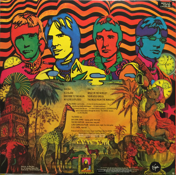 The Dukes Of Stratosphear - 25 O'Clock (EP) [Vinyl] | Virgin (VLEP 402) - 2