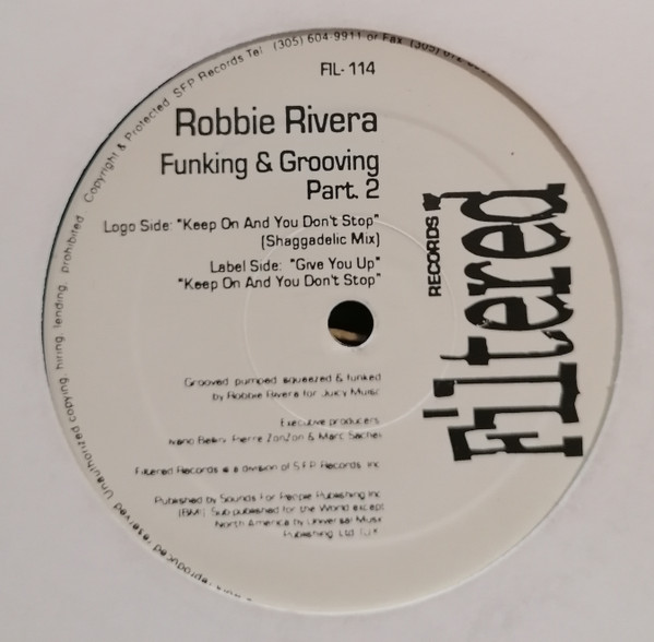 Robbie Rivera - Funking & Grooving Part 2 | Filtered Records (FIL-114)