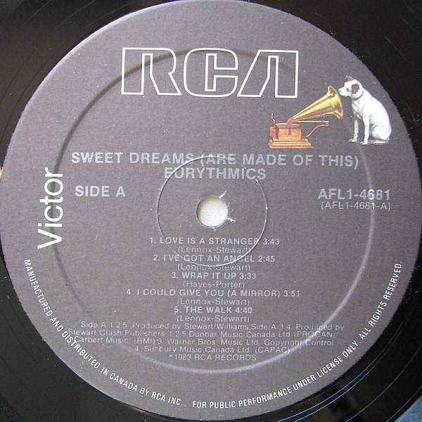 Eurythmics - Sweet Dreams (Are Made Of This) | RCA Victor (AFL1-4681) - 3 Eurythmics - Sweet Dreams (Are Made Of This) | RCA Victor (AFL1-4681) - 3