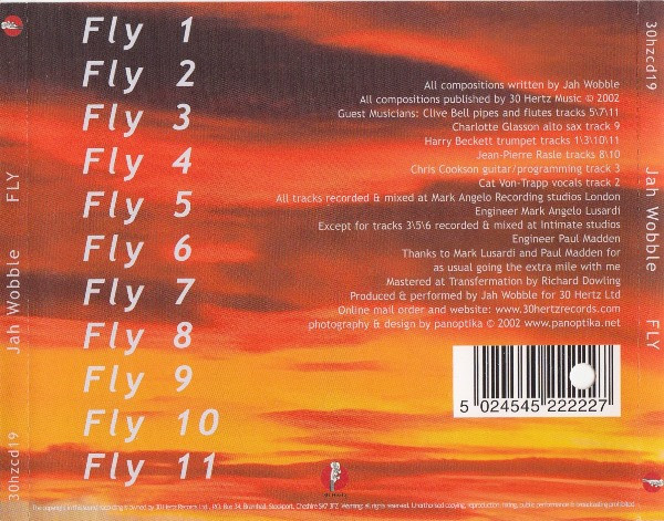 Jah Wobble - Fly | 30 Hertz Records (30hzcd19) - 2