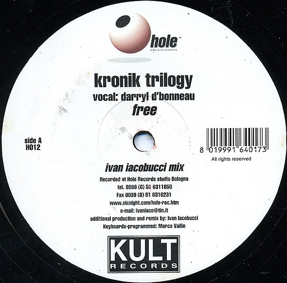Kronik Trilogy - Free | Hole (H 012) - 2