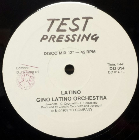 Gino Latino Orchestra - Latino | Demo-Disc (DD 014) - main