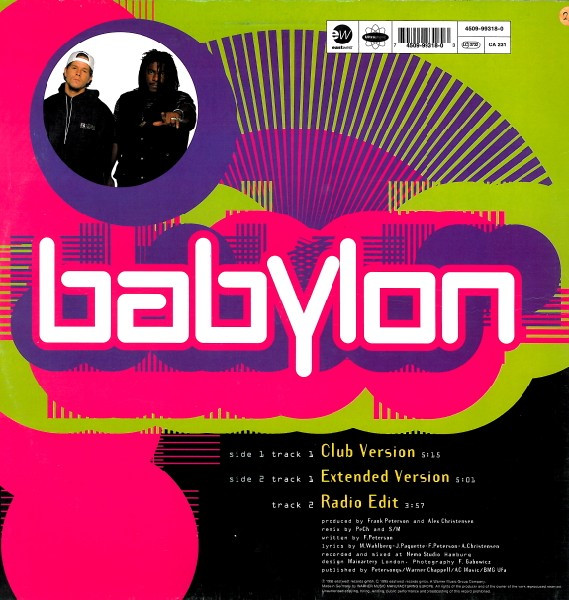 Prince Ital Joe Feat Marky Mark - Babylon | EastWest (4509-99318-0) - 2 Prince Ital Joe Feat Marky Mark - Babylon | EastWest (4509-99318-0) - 2