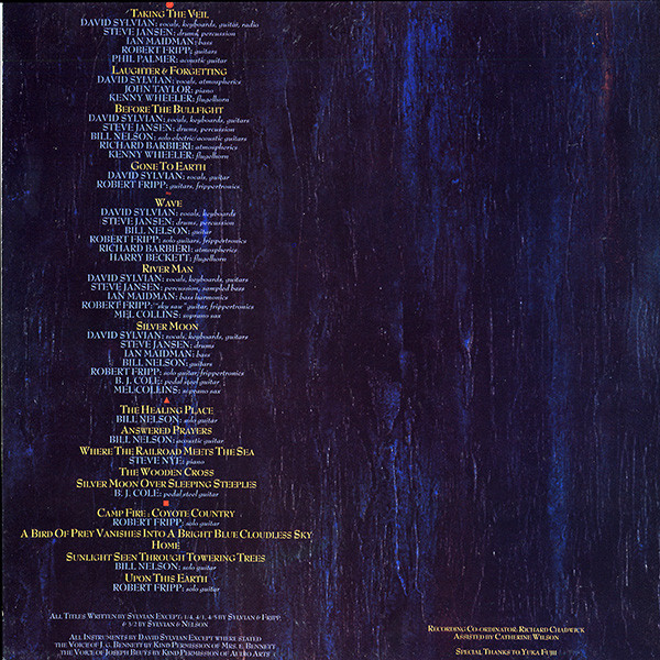 David Sylvian - Gone To Earth | Virgin (VDL1) - 2 David Sylvian - Gone To Earth | Virgin (VDL1) - 2