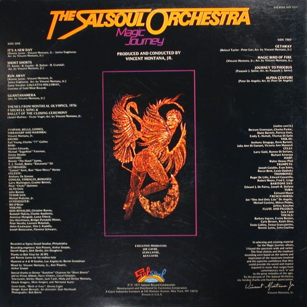 The Salsoul Orchestra - Magic Journey | Salsoul Records (SZS-5515) - 2