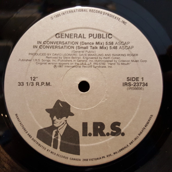 General Public - In Conversation | I.R.S. Records (IRS-23734) - 3 General Public - In Conversation | I.R.S. Records (IRS-23734) - 3