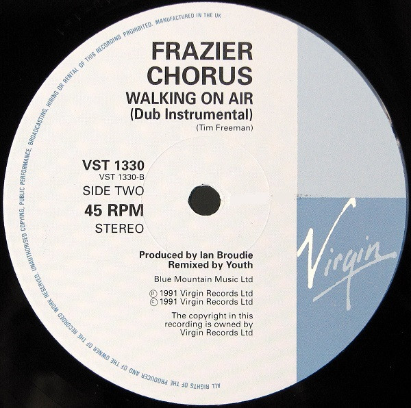 Frazier Chorus - Walking On Air | Virgin (VST 1330) - 4