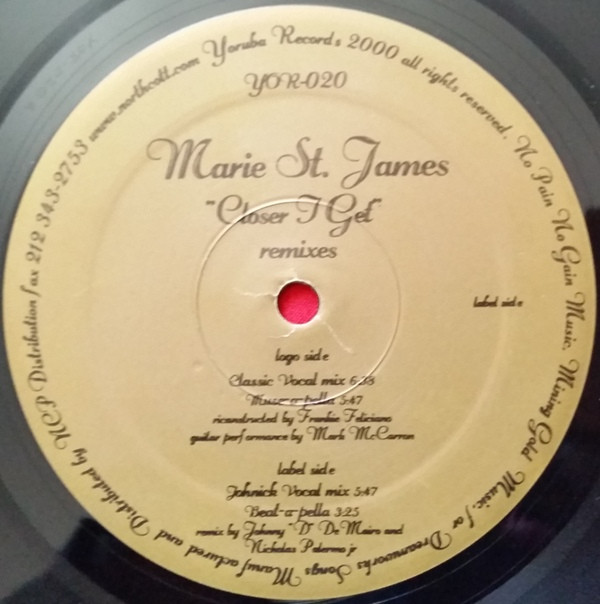 Marie St. James - Closer I Get (Remixes) | Yoruba Records (YOR-020)