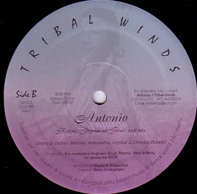 Antonio - Happy, Joyous & Free | Tribal Winds (TW003) - main Antonio - Happy, Joyous & Free | Tribal Winds (TW003) - main