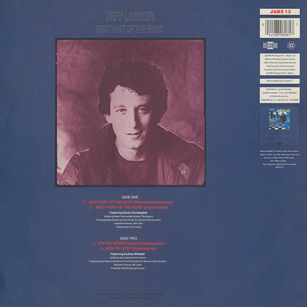 Jeff Lorber - Best Part Of The Night (Club-Extended Mixes) | Club (JABX 13) - 2