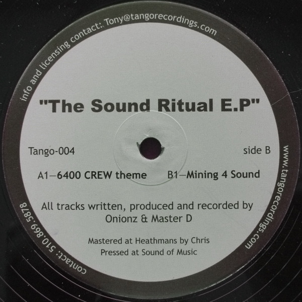 Elektrik Soul Brothers - The Sound Ritual E.P | Tango Recordings (Tango-004)