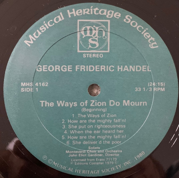 The Ways Of Zion Do Mourn