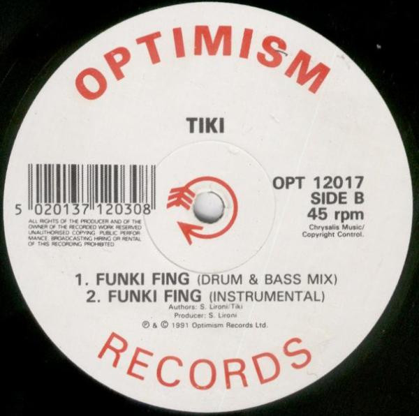 Tiki - Funki Fing | Optimism Records (OPT 12017)