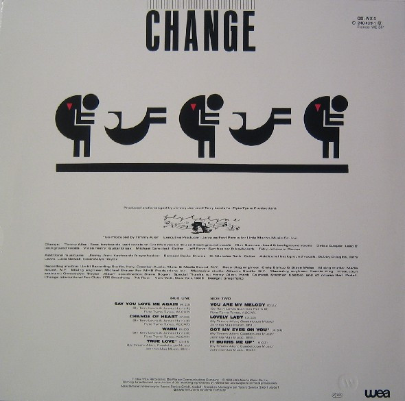 Change - Change Of Heart | WEA (240 439-1) - 2