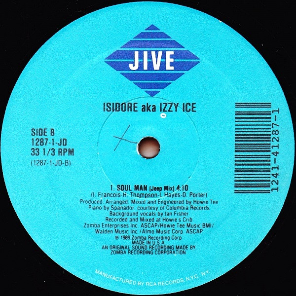 Isidore Aka Izzy Ice - Soul Man | Jive (1287-1-JD) - 3