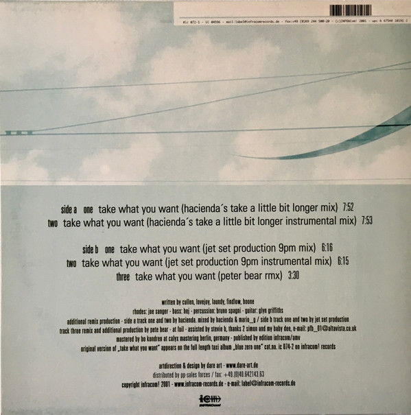Taxi - Take What You Want | INFRACom! (ic72-1) - 2