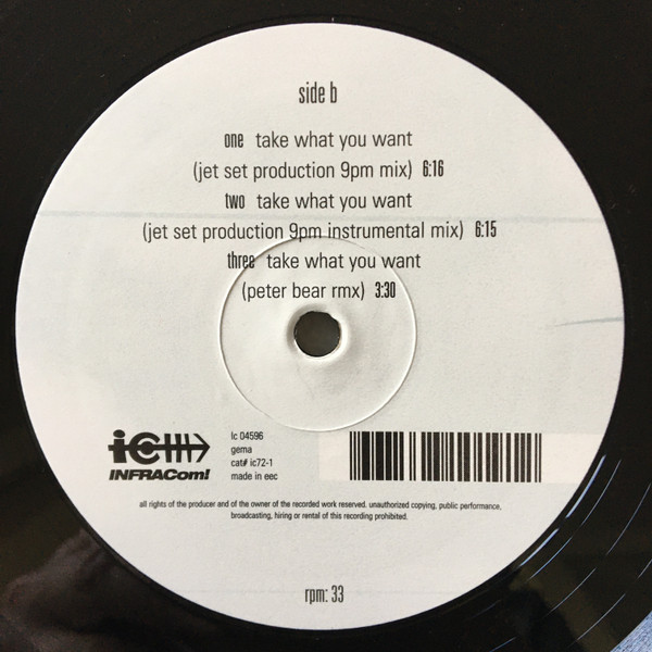 Taxi - Take What You Want | INFRACom! (ic72-1) - 4