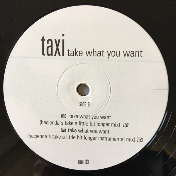 Taxi - Take What You Want | INFRACom! (ic72-1) - 3