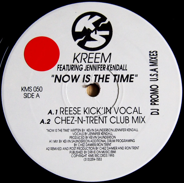 Kreem Featuring Jennifer Kendall Williams - Now Is The Time | KMS (KMS 050) - main