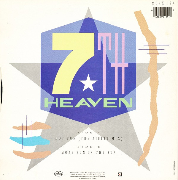 7th Heaven - Hot Fun | Mercury (MERX 199) - 2