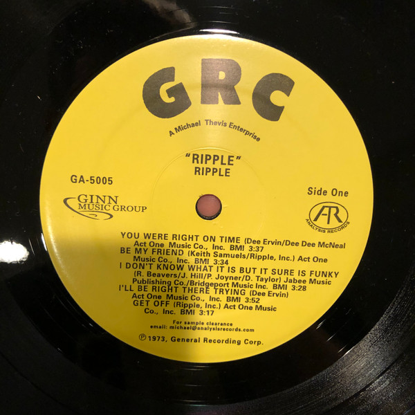 Ripple - Ripple | GRC (GA-5005) - 2 Ripple - Ripple | GRC (GA-5005) - 2