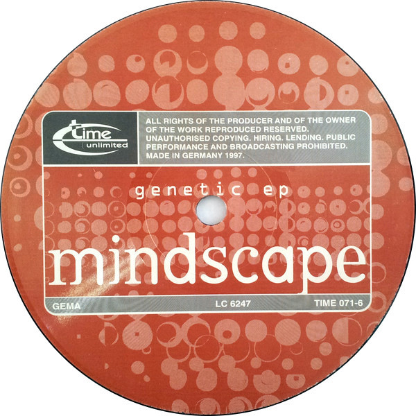 Mindscape - Genetic EP | Time Unlimited (TIME 071-6) - 3