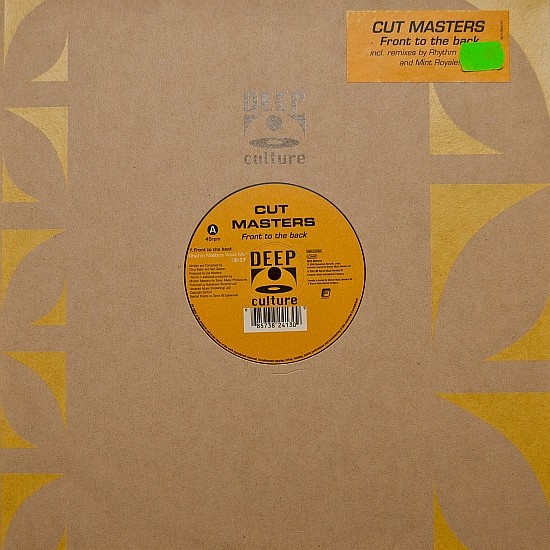 Cut Masters - Front To The Back | Deep Culture (8573 82413-0)