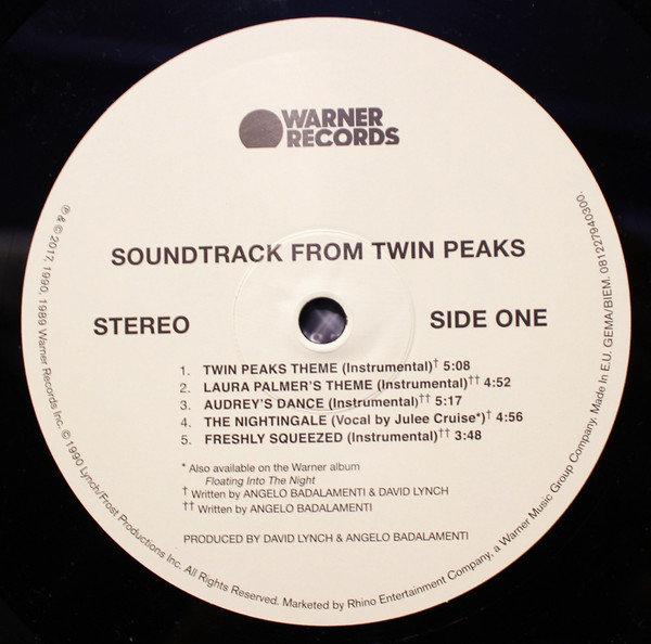 Angelo Badalamenti - Music From Twin Peaks | Warner Records (081227940300) - 3 Angelo Badalamenti - Music From Twin Peaks | Warner Records (081227940300) - 3