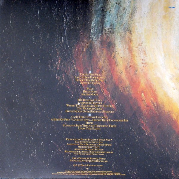 David Sylvian - Gone To Earth (2LP) [Vinyl] | Virgin (VD2393) - 3