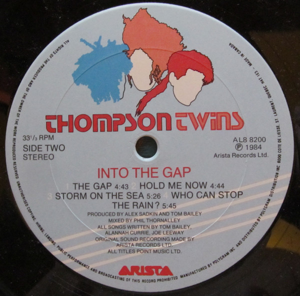Thompson Twins - Into The Gap | Arista (AL8 8200) - 4