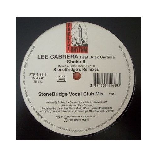 Lee-Cabrera - Shake It (Move A Little Closer) (Part 3) | Feel The Rhythm (FTR 4168-8) - main Lee-Cabrera - Shake It (Move A Little Closer) (Part 3) | Feel The Rhythm (FTR 4168-8) - main