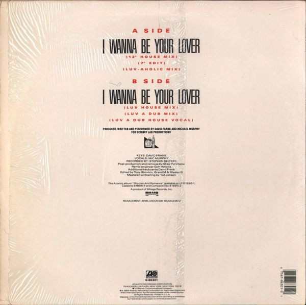 The System - I Wanna Be Your Lover | Atlantic (0-86301) - 2 The System - I Wanna Be Your Lover | Atlantic (0-86301) - 2