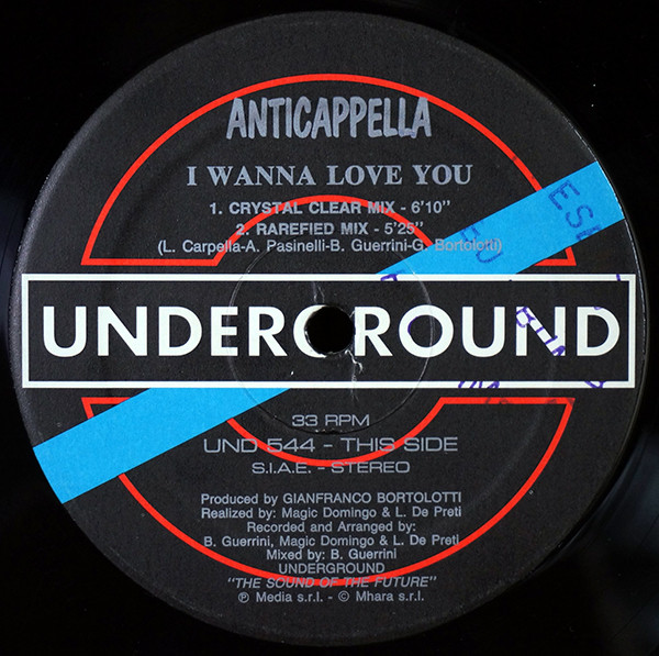 Anticappella - I Wanna Love You | Underground (UND 544) - main Anticappella - I Wanna Love You | Underground (UND 544) - main
