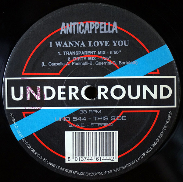 Anticappella - I Wanna Love You | Underground (UND 544) - 2 Anticappella - I Wanna Love You | Underground (UND 544) - 2