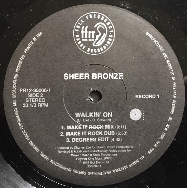 Sheer Bronze - Walkin' On | FFRR (PR12 35006-1) - 3 Sheer Bronze - Walkin' On | FFRR (PR12 35006-1) - 3