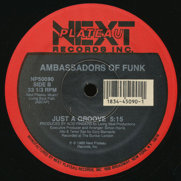 Ambassadors Of Funk - My Minds Made Up | Next Plateau Records Inc. (NP 50090) - 3 Ambassadors Of Funk - My Minds Made Up | Next Plateau Records Inc. (NP 50090) - 3