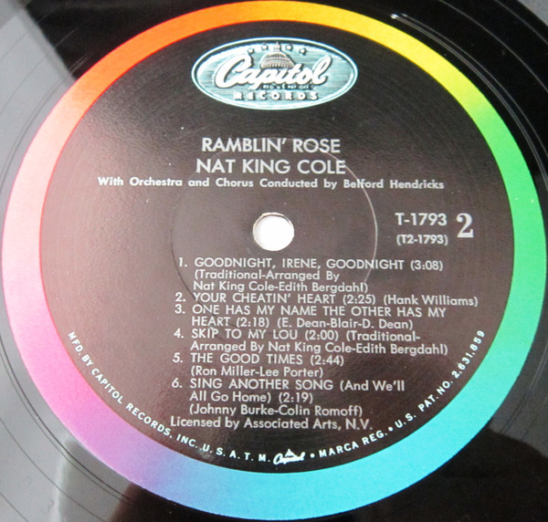 Nat King Cole - Ramblin' Rose (Mono) [Vinyl] | Capitol Records (T 1793) - 4