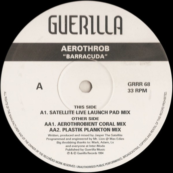 Aerothrob - Barracuda | Guerilla (GRRR 68) - 2 Aerothrob - Barracuda | Guerilla (GRRR 68) - 2