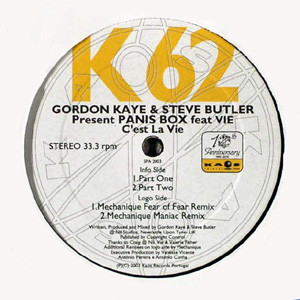 Gordon Kaye & Steve Butler Present Panis Box Featuring Vie - C'est La Vie | Kaos Records (K62)