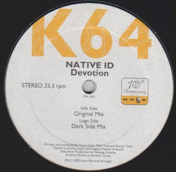 Native ID - Devotion | Kaos Records (K64)