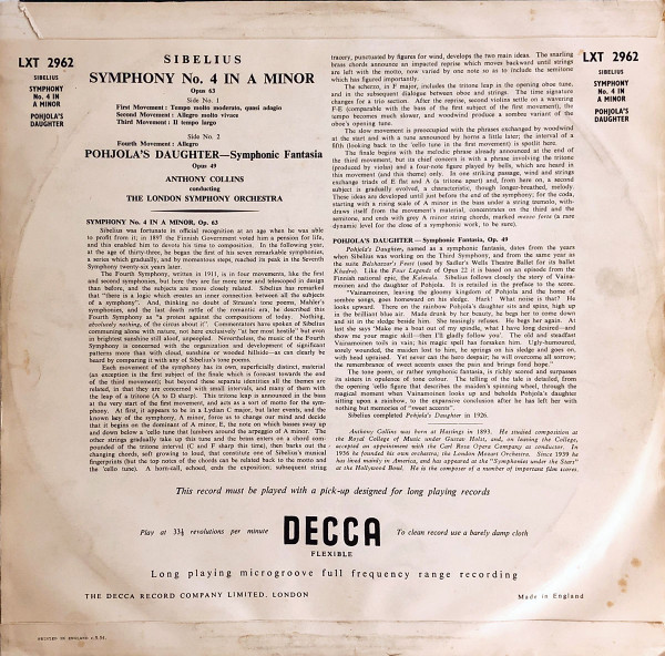Symphony No. 4 In A Minor Opus 63 & Pohjola's Daughter Opus 49